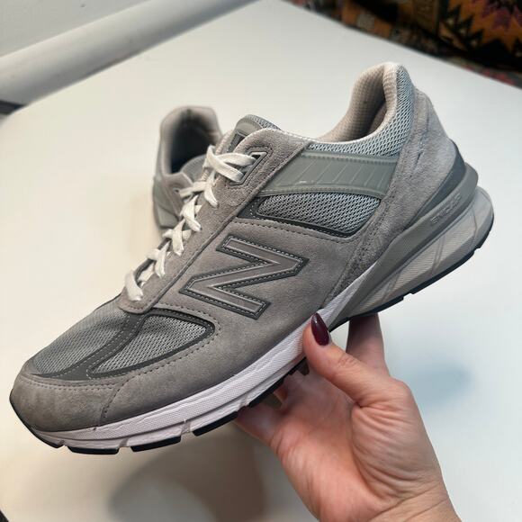 New Balance 990V5 Castlerock Gray Sneakers - Picture 1 of 6
